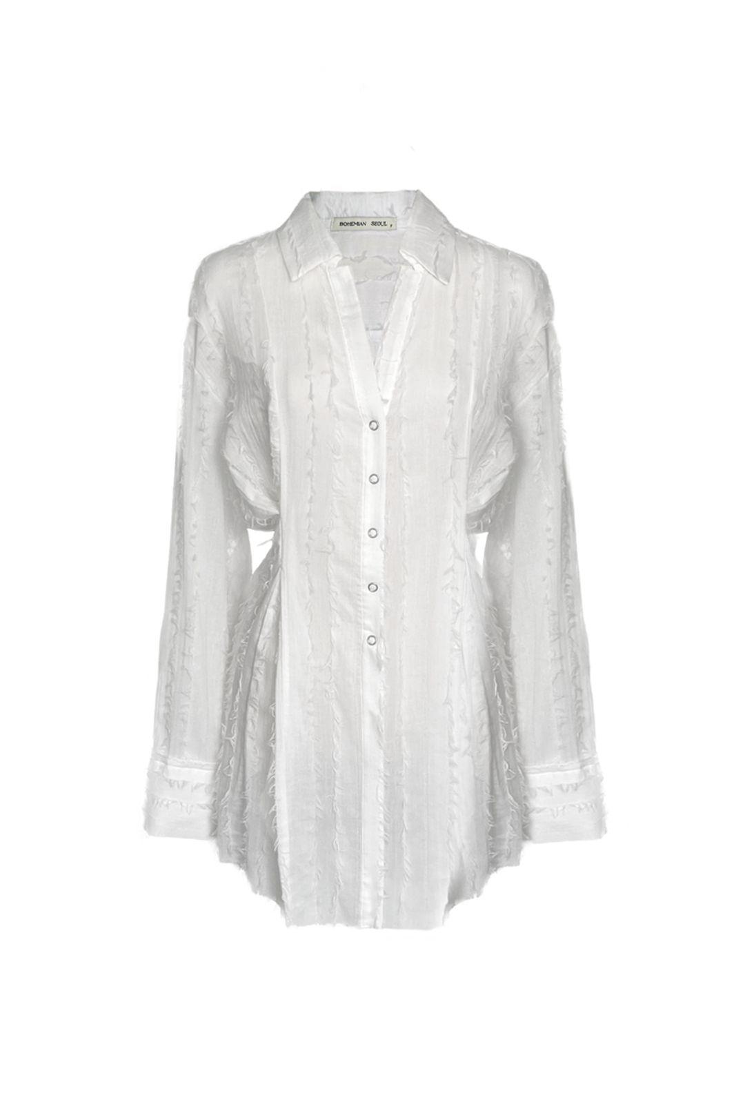oversized cotton shirt