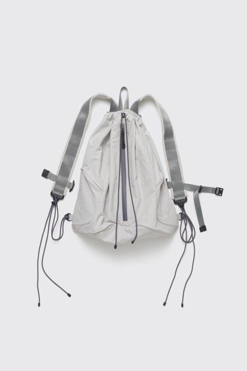 String Backpack Nylon Light Grey