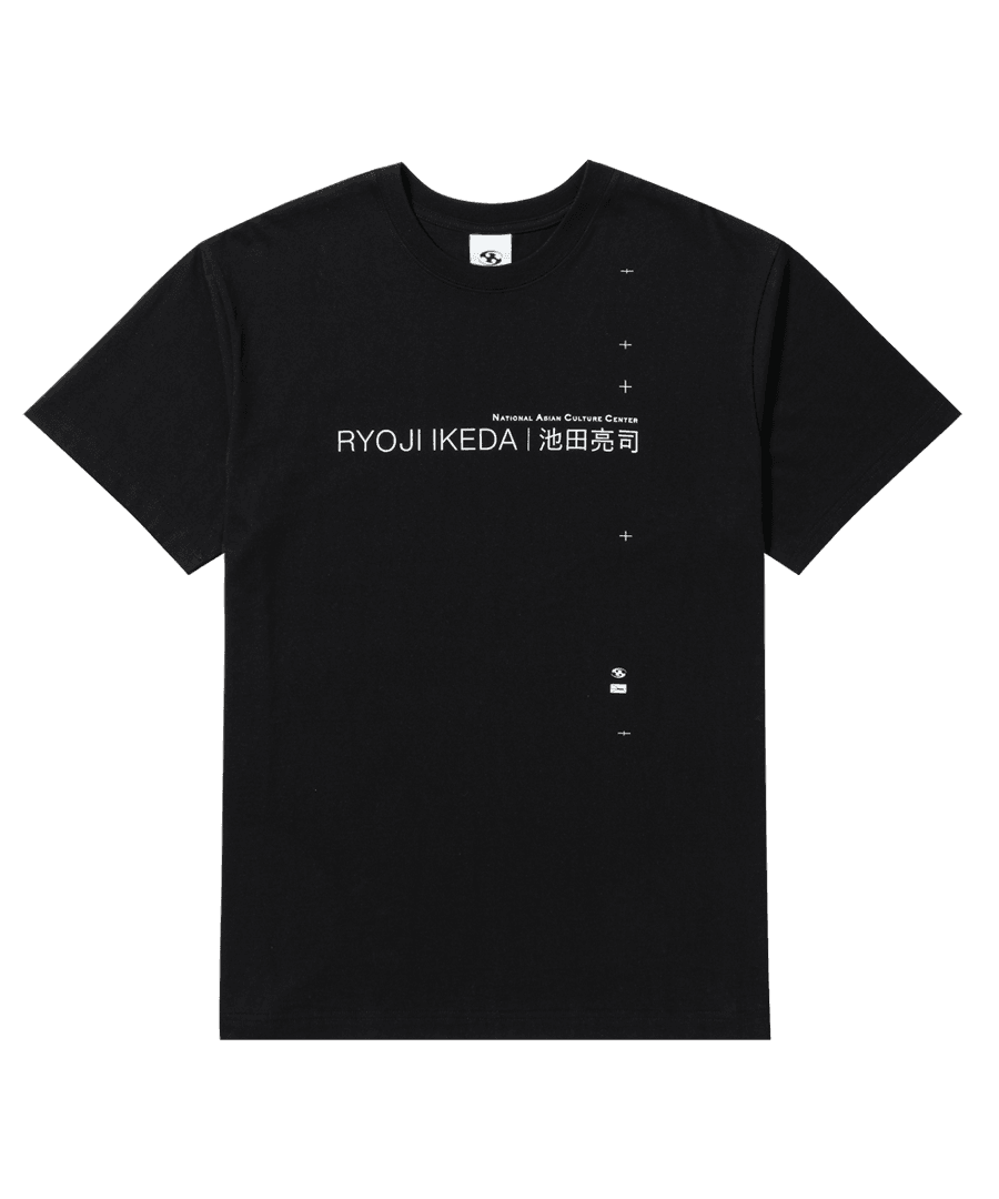 RYOJI IKEDA Data.gram 01 T-SHIRT [BLACK]