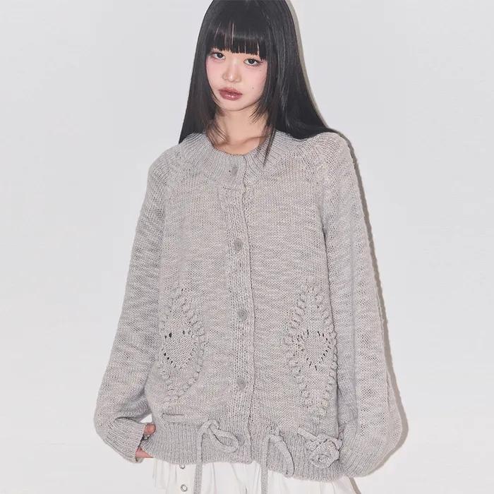 플레르 다이아 가디건 그레이