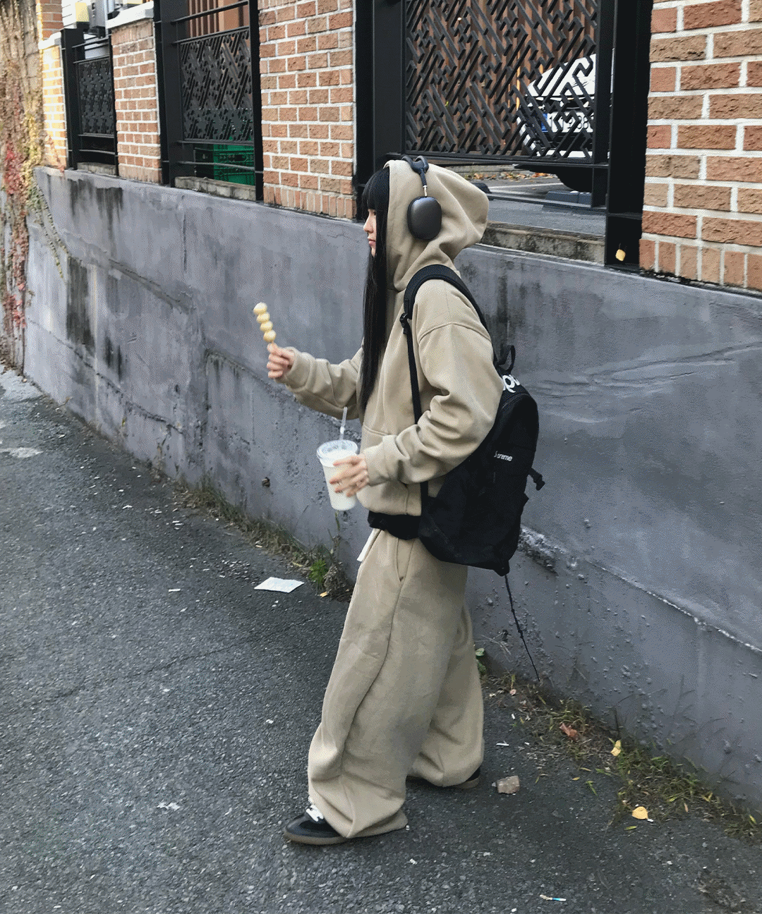 (SET - 안감양털) AC 플리스 코듀로이 셋업