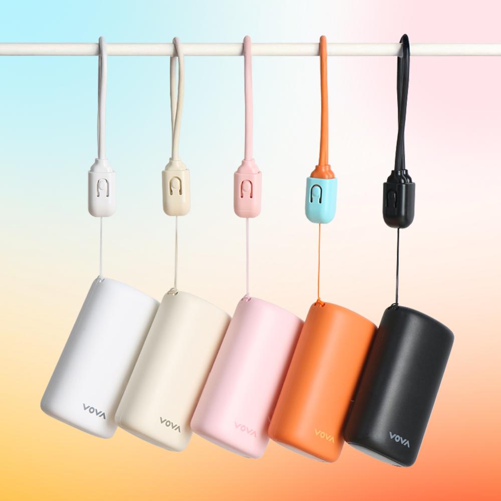 [단독/키링&스티커] 보바 그립 고속충전 보조배터리 10000mAh 키링형 케이블 대용량&초경량 여행/출퇴근/생일