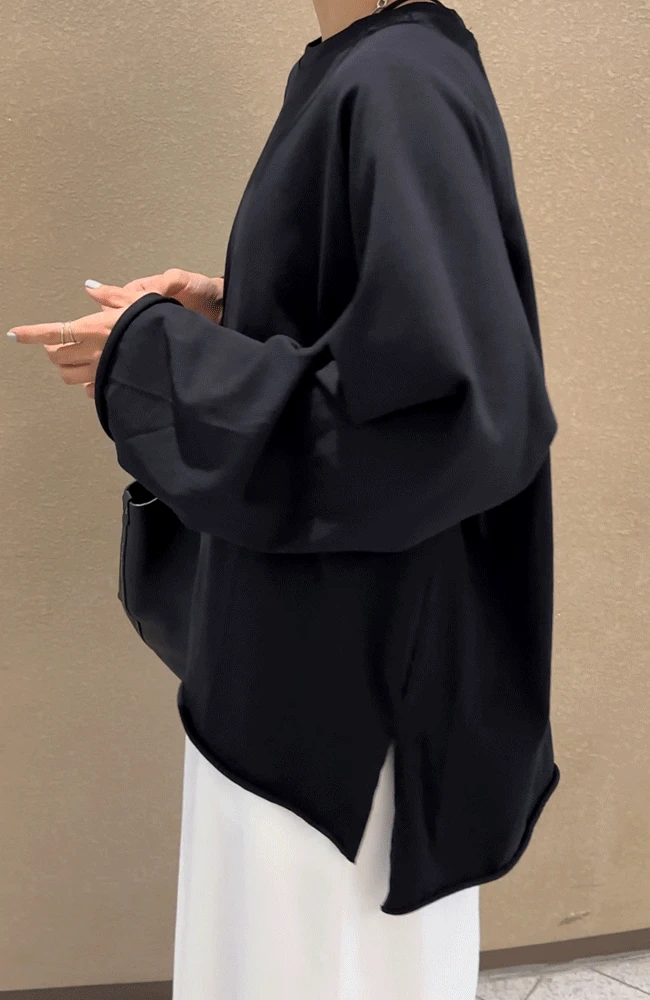 slit long loose T