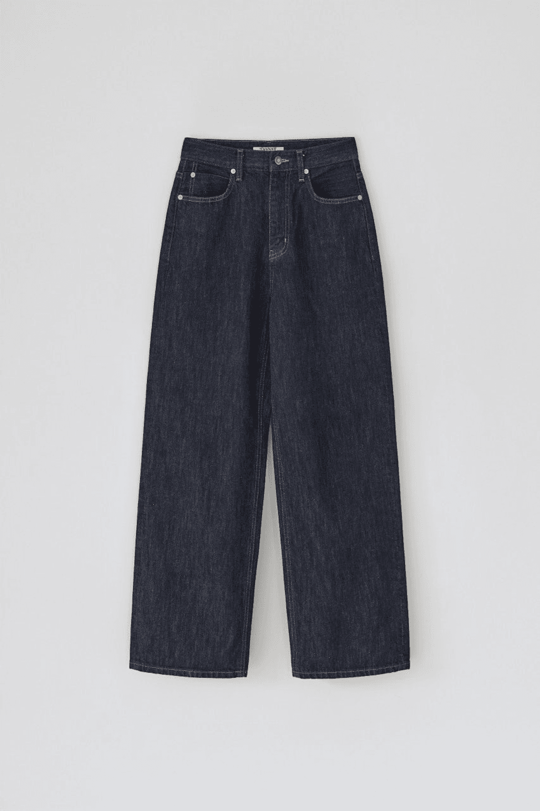 T/T Structured wide denim (indigo)