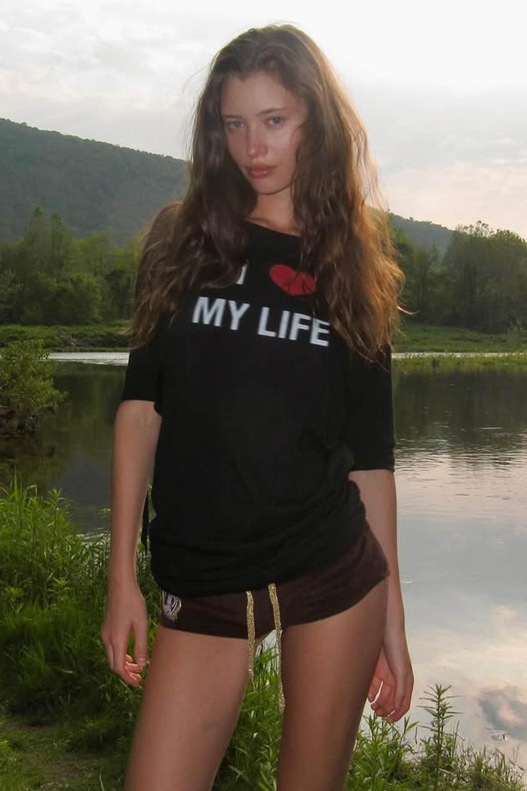 Tie Sleeve Tee Black