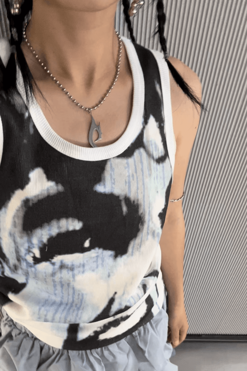 ✦face printing sleeveless (unisex)