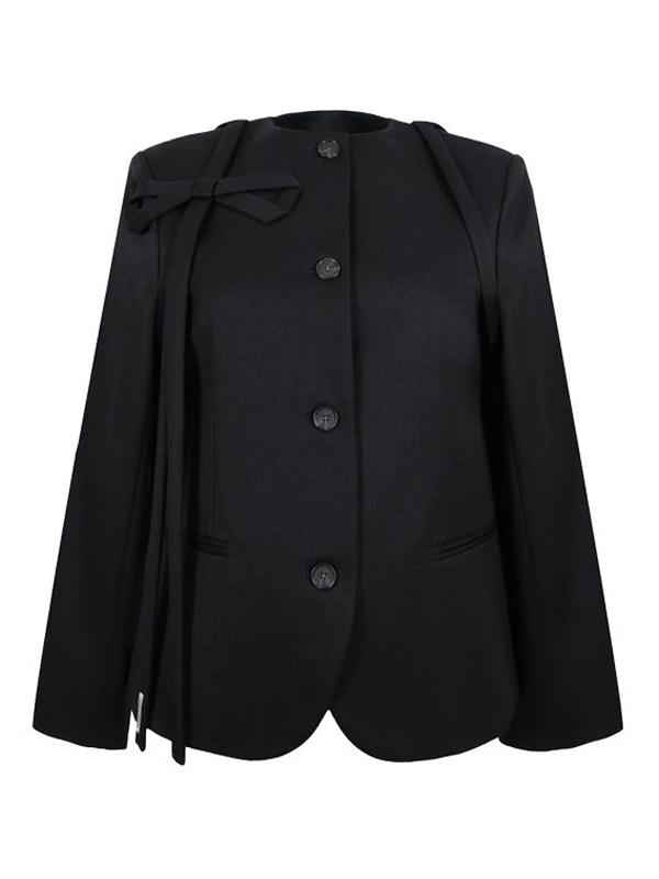 KALLO 보우 스트랩 자켓