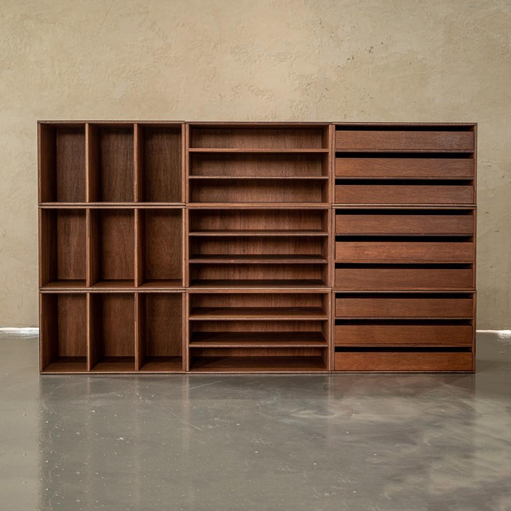 [선반 / SHELVES]  원목선반 책장 모듈형유닛 라왕합판 아뜰리에 Atelier SK-5