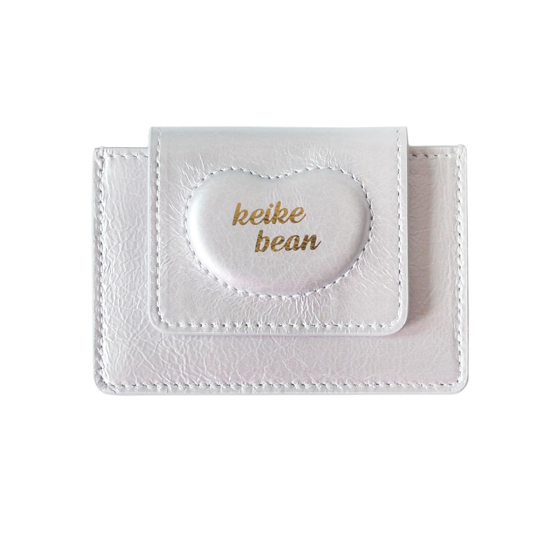 'shape of' wallet - silver bean