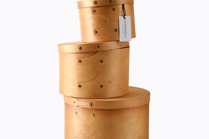 빈티지 미니 우드 버클 박스 3size 원목 수납함