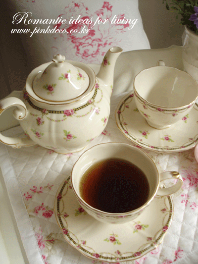 쁘띠 로즈 티타임 세트