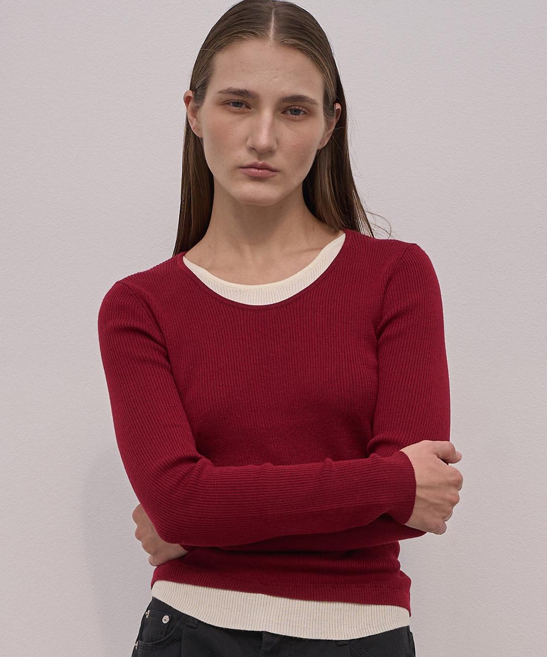 엘리오티 Layered Knit Ts_3Color