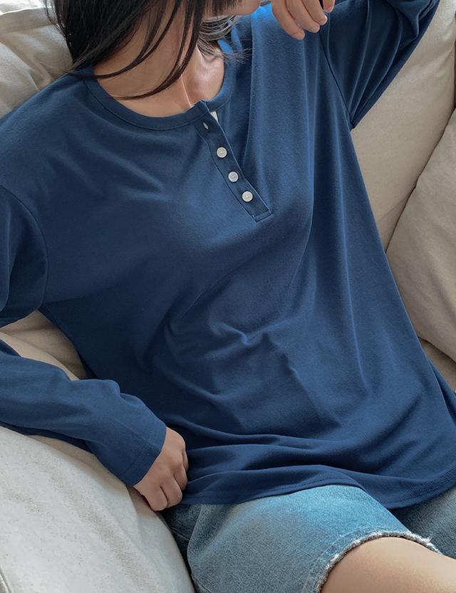 코유 넥트임 배색 티셔츠 77701