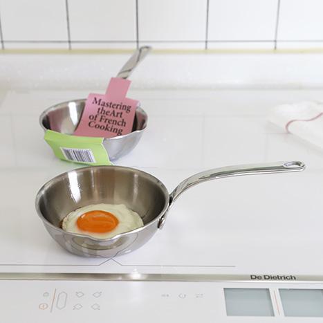 줄리아 차일드 18-10 스텐 미니 후라이팬 미니팬 인덕션 에그 팬케익 팬
