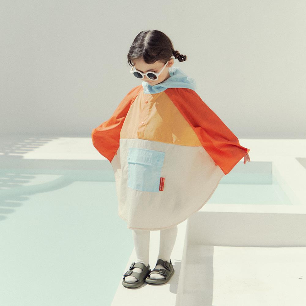 (예약배송 5/1~3일 출고) 두두앤솜 팔레트 레인 판초