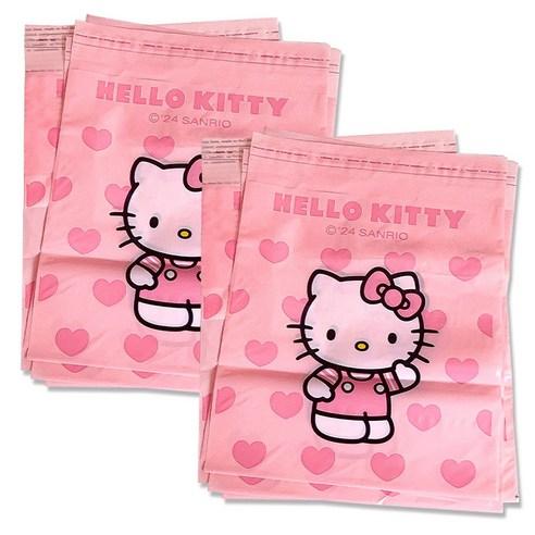 산리오 접착식 일회용 쓰레기봉투 차량용 휴지통, 헬로키티 S85H0..., 60매 - 차량용편의용품 | 쿠팡