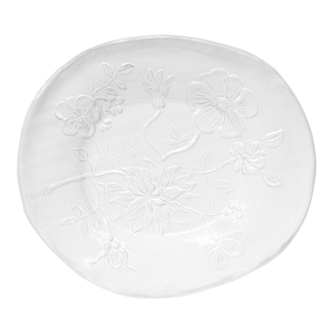 Large Bunch of Flowers Platter