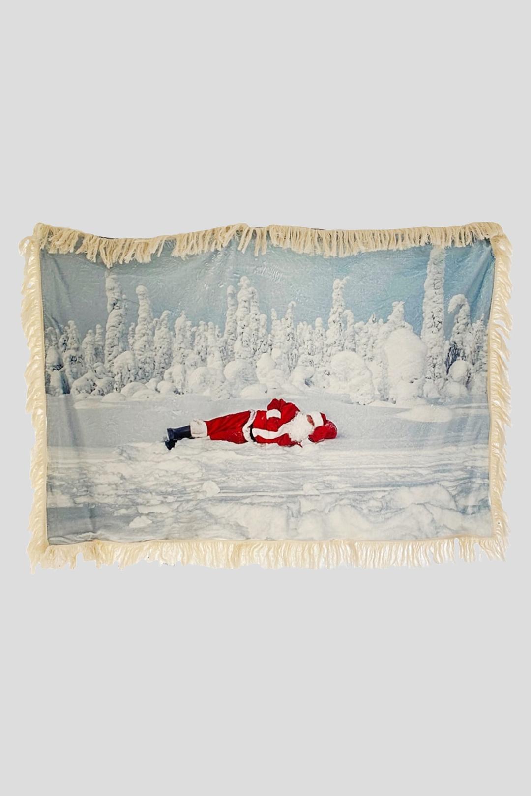 Sleeping Santa Blanket - Horizontal