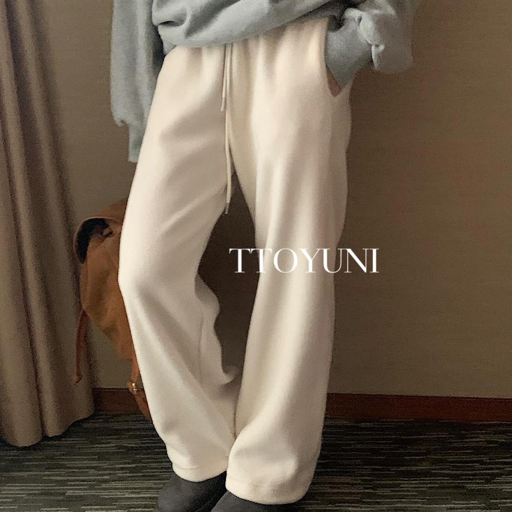 프리러브 뽀글이 후리스 조거 팬츠 freelove 뽀그리 겨울 트레이닝