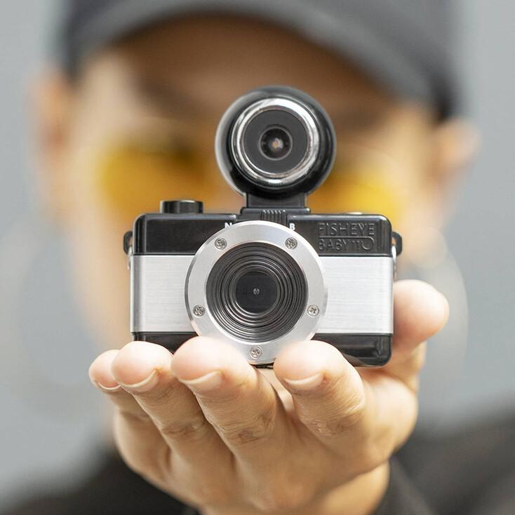 로모그래피 110 소형 어안렌즈 카메라 피쉬아이 베이비 메탈블랙