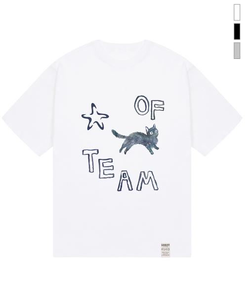 [UNISEX]OF STARCAT 반팔티_3 color