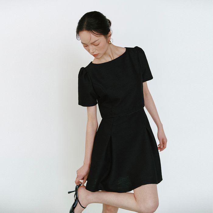 March Tweed One-piece_black