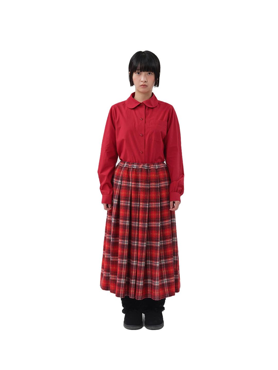 BLANKET SKIRT (RED CHECK)