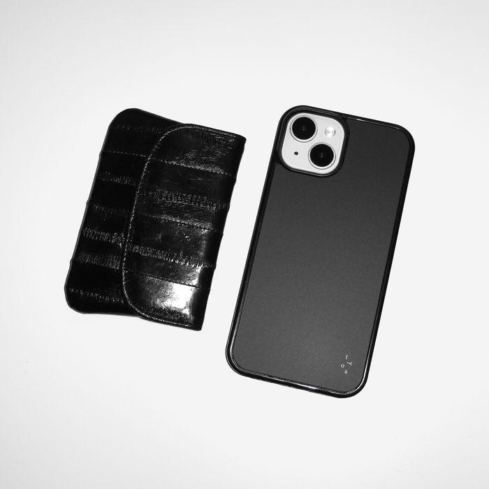 [무광 글라스 범퍼 케이스/맥세이프] Matt Black