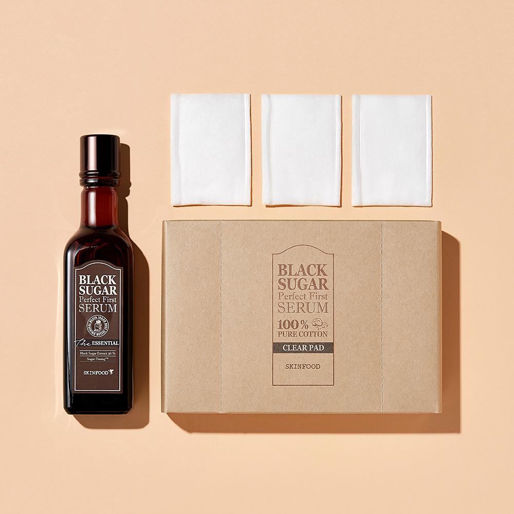 [스킨푸드] 블랙슈가 퍼펙트 첫세럼 더에센셜 120ml_전용솜증정