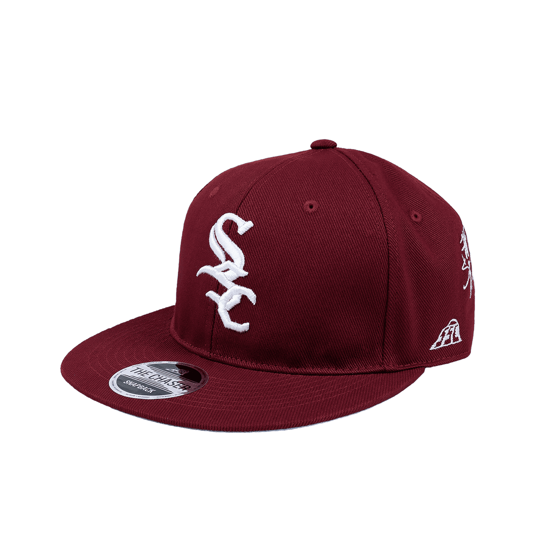 The Chaser Snapback - Burgundy