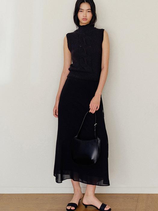 Lucius Gored Skirt Black