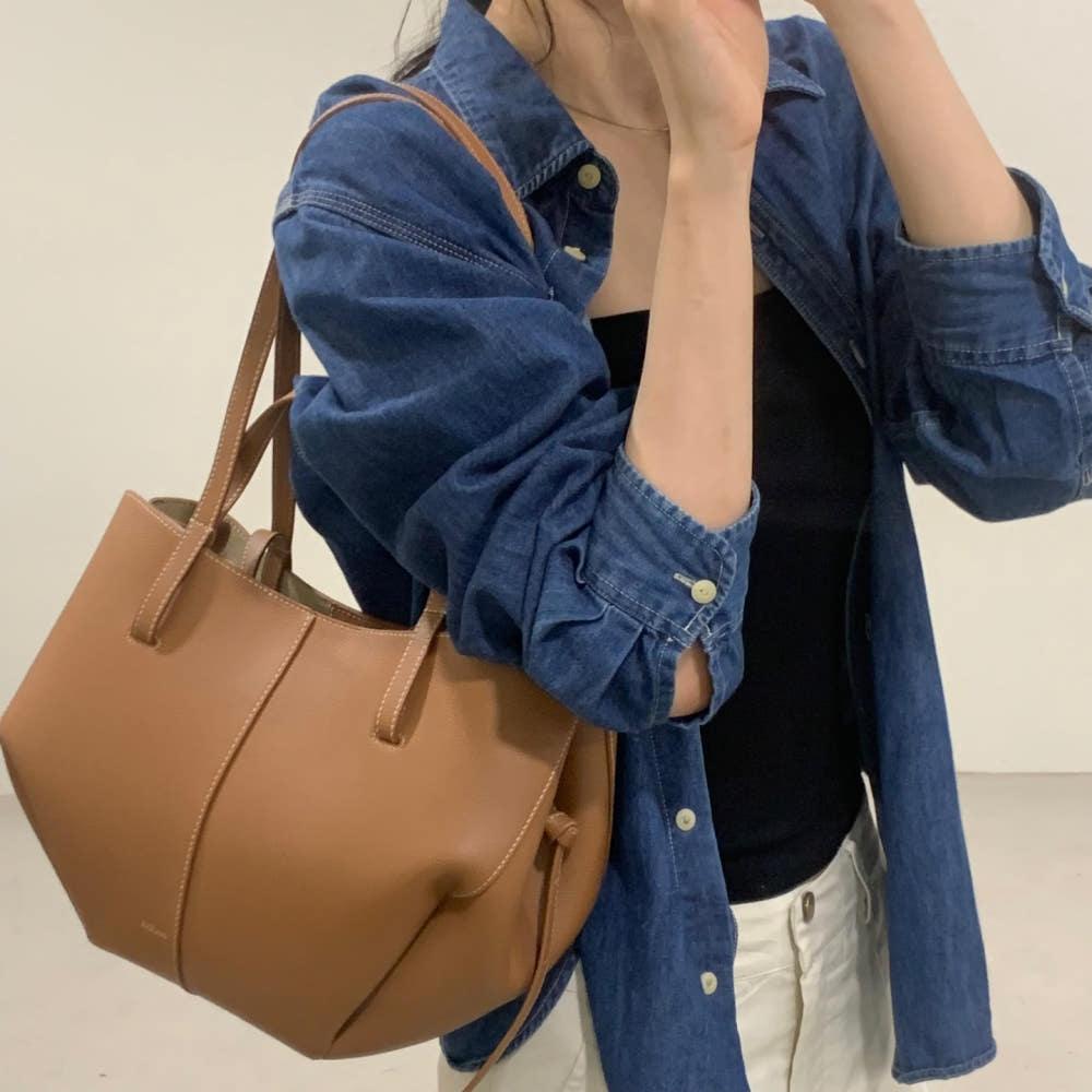 폴렌느 심 미니 토트백 시미 숄더백 Polene Cyme