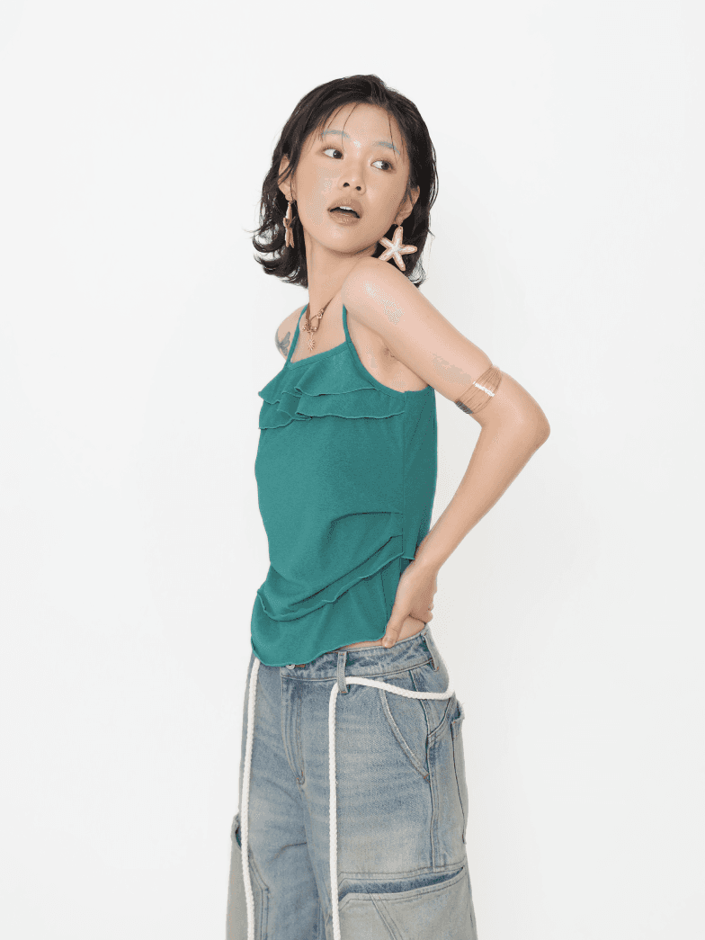 [7월 4일 출고] Sun Out Dusty Sleeveless_Green