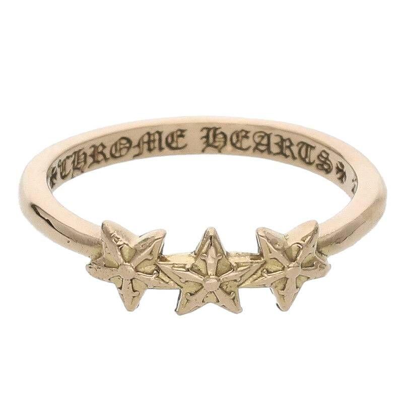 Chrome Hearts Bubblegum 3 Star Ring
