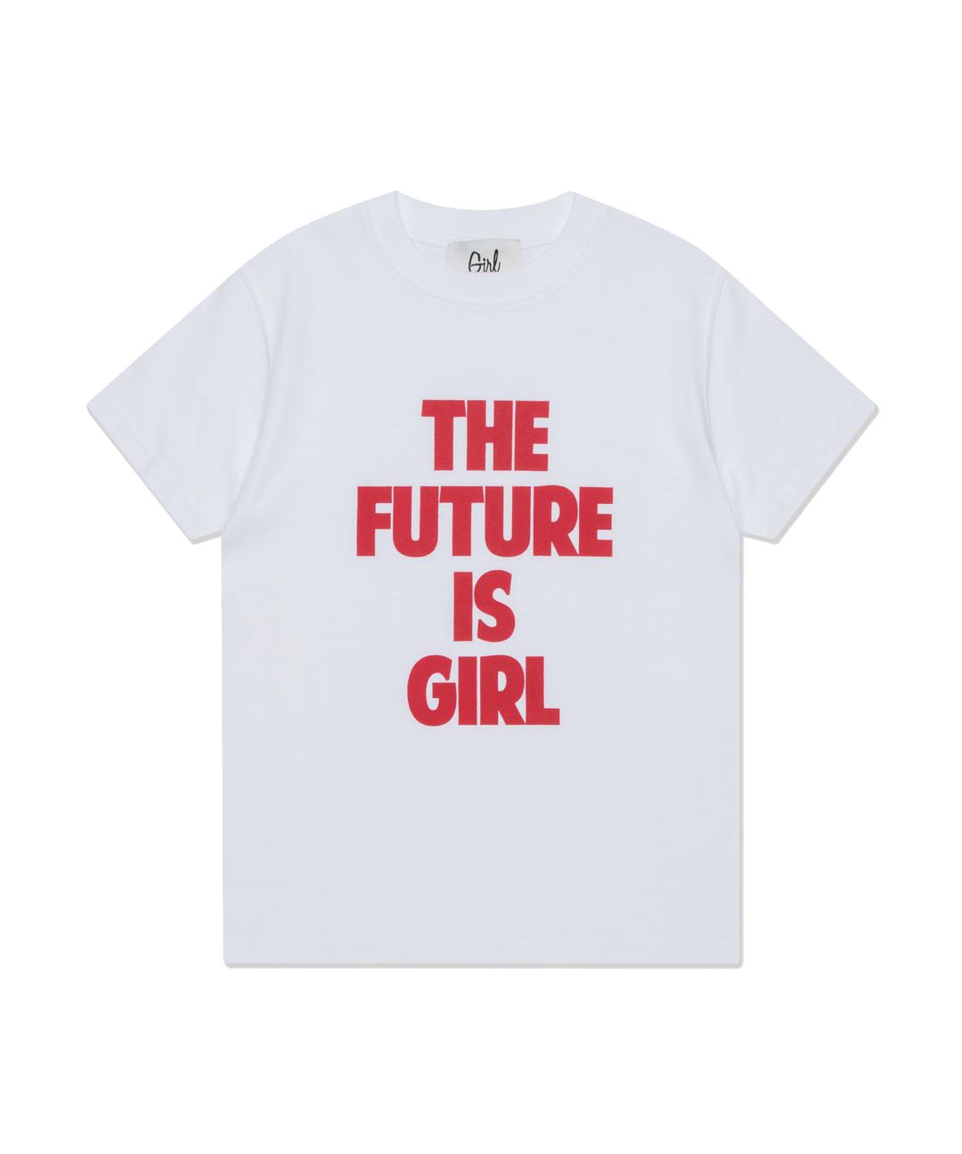 SLOGAN LOGO TEE white