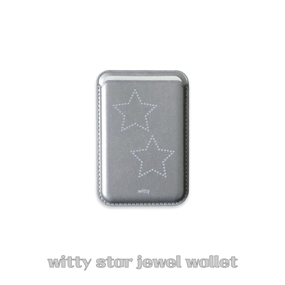 [위티] star jewel card wallet (mac safe)