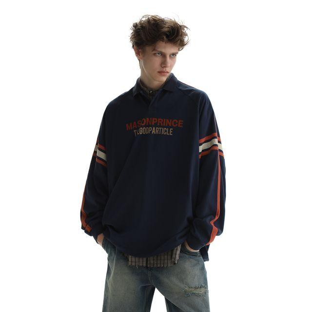 MASONPRINCE 래글런 스포츠 로고 폴로티 (3 컬러)