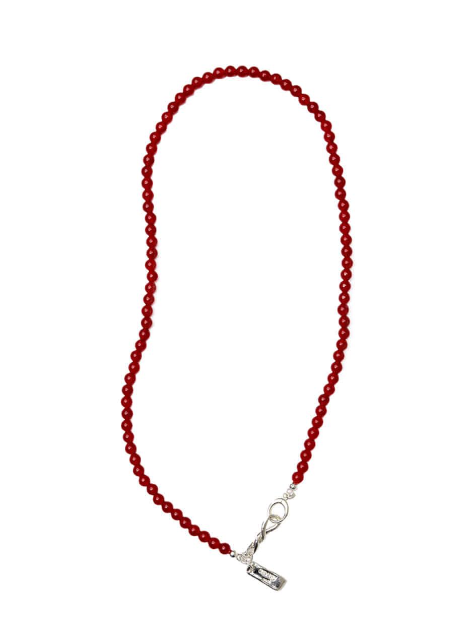 burgundy necklace