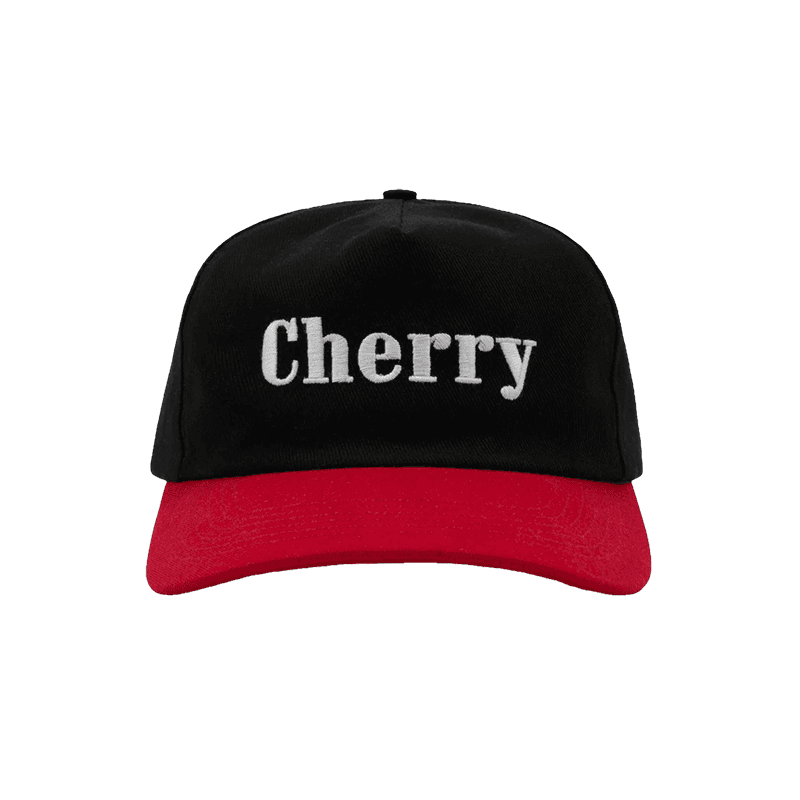 [CHERRY LA] Two Tone Classic 5 Panel (Black/Red) - CHERRYLA | 리켓