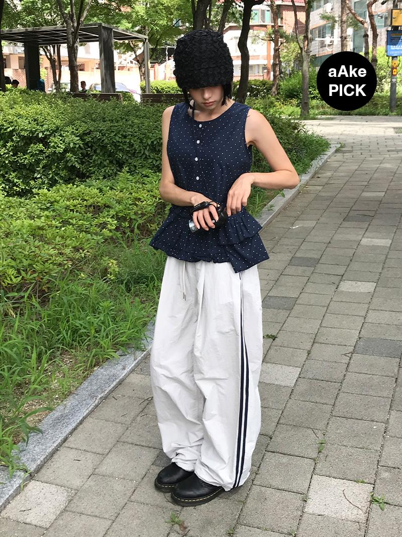 TRACK NYLON PANTS (4color!)