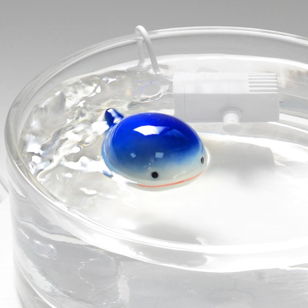 고양이 자동 급수기 유리 고래 바다 급수기 펫디아 물그릇 음수량증대 정수기 수반