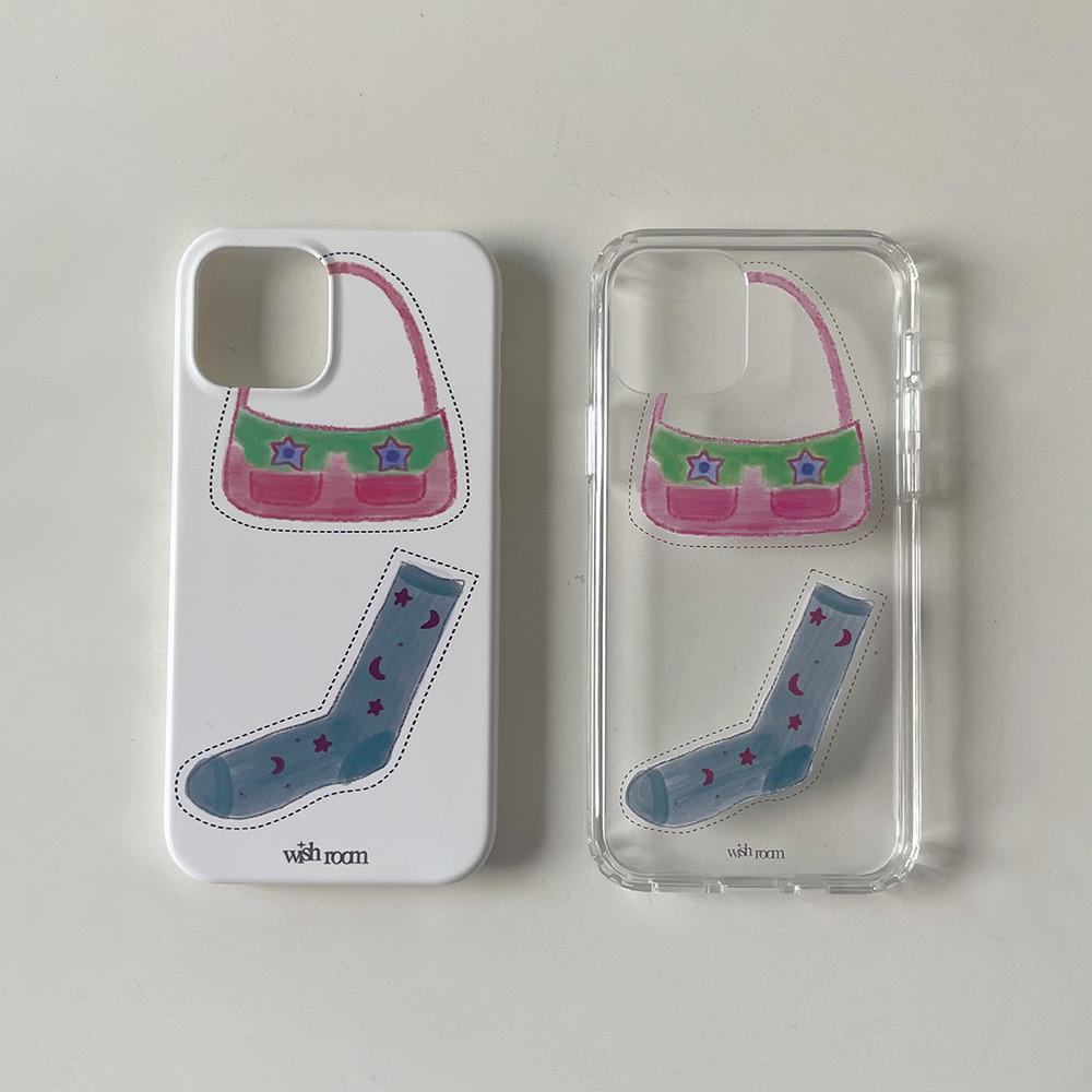 위시룸 폰케이스 star&moon