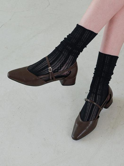 19B502 Mary Jane Pumps - 3 Colors