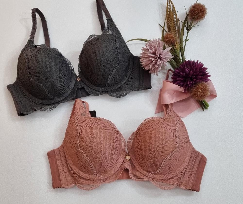 솔브 고급스러운 레이스속옷 빅사이즈 브래지어 풀 컵 브라 E F G 컵 착용감 좋은 편안한 란제리