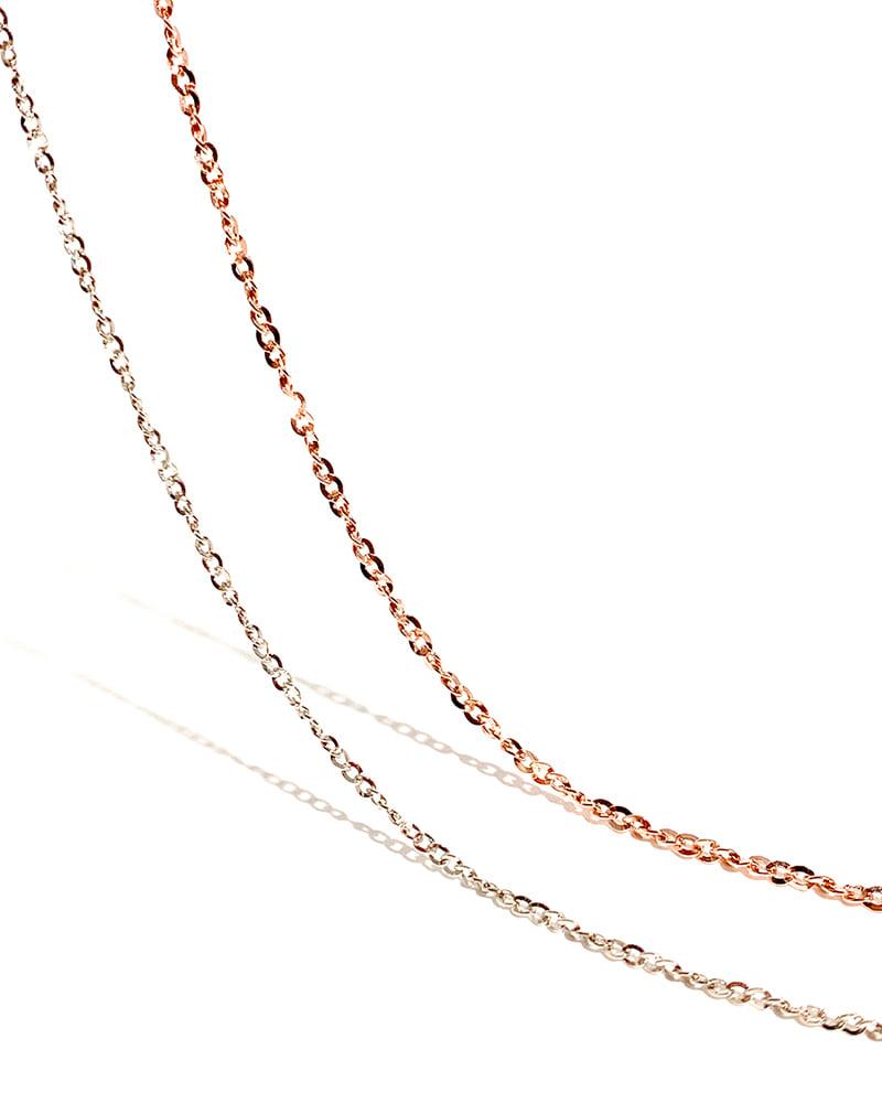 14k 18k 미우 트위스트 체인 팔찌 (2size)