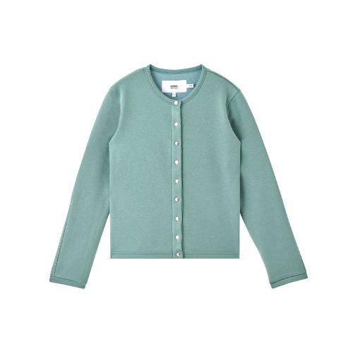 LAMB LIVELIHOOD SWEAT CARDIGAN (TURQUOISE)