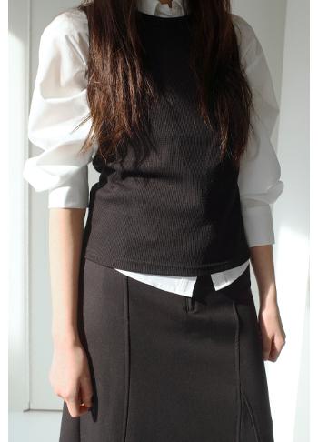 에프터먼데이 waffle basic sleeveless (4c)
