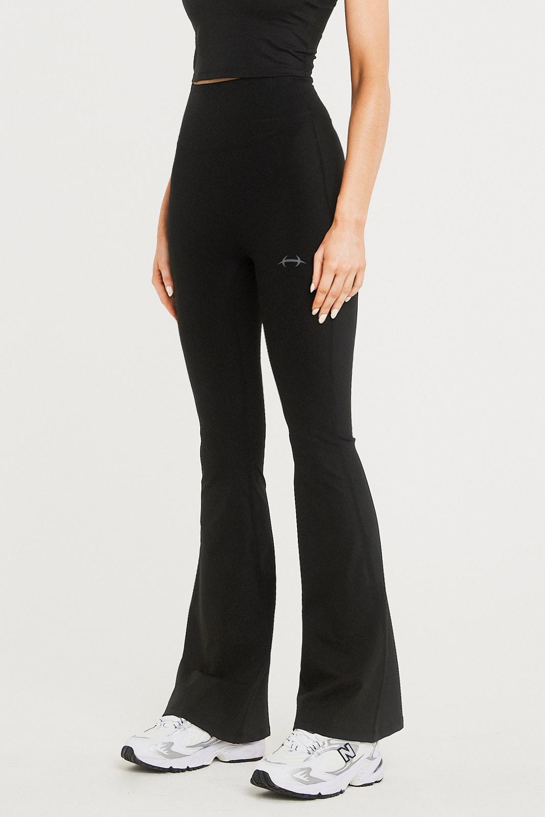 에이치덱스 우먼스 서포트 부츠컷 레깅스 (Black)