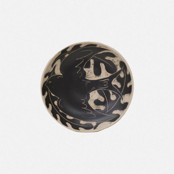 [벨집] 제비 박지 무광 접시