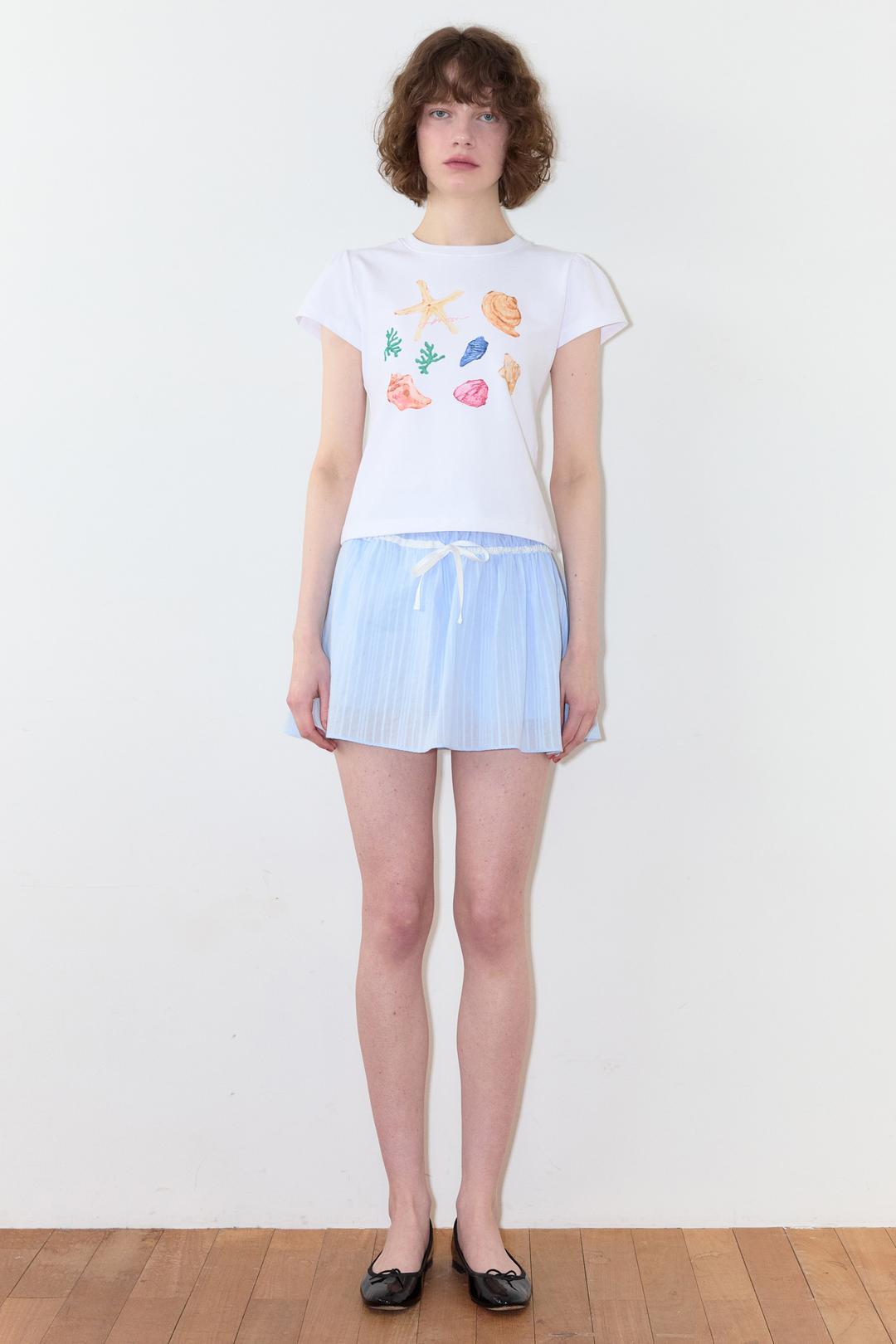 Sea Friends Puff T-Shirt (White)